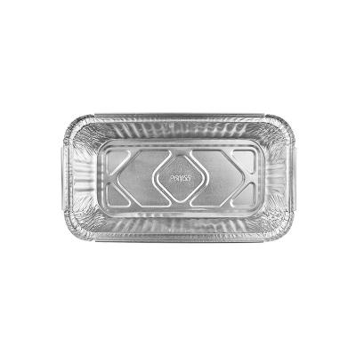 China Factory Price 960/55-SF Tray Silver Color Aluminum Foil Disposable Cooking Containers 960ml for sale