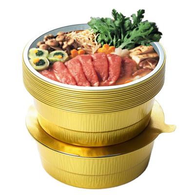 China NC PLN-180-1130 Recyclable Food Aluminum Foil Container Disposable Fast Food Lunch Takeout Container for sale