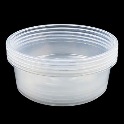 China Hot Sales Disposable PP Food Packing Bowls Food Microwave Meal Prep Plastic Take Out Container for sale