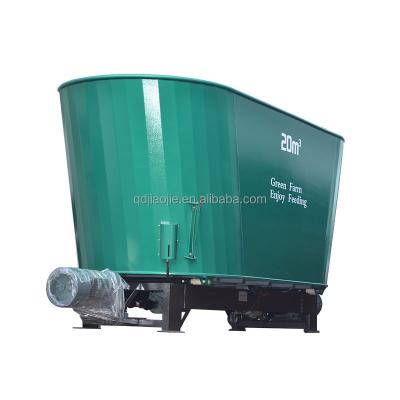 China Large Double Mixing Auger Long Span-Life Twin Feed Mixer Trolley Machine TOMORROW for sale