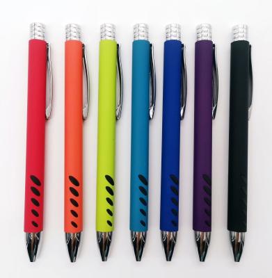 China Promotional Pen 2020 Logo Carved Metal Pen Office Stationery Pen for sale