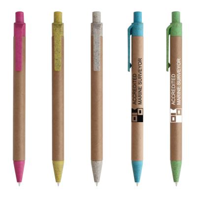 China Guanghua Ballpoint Pen Eco-Friendly Eco-Friendly Paper Ballpoint Pen for sale