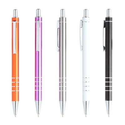 China Cheap Laser Promotion Metal Ball Pen For Custom Logo And Gift for sale