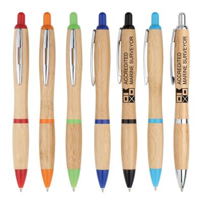 China Guanghua eco-friendly promotional bamboo pen bamboo pen for custom logo for sale