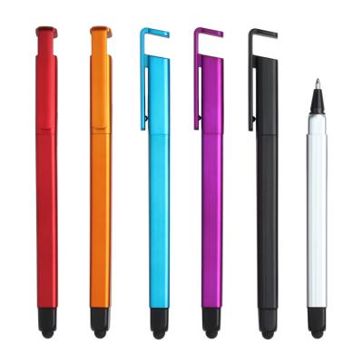 China With stylus and phone holder Guanghua touch stylus ball pen and mobile phone multi-function promotional holder for custom logo for sale