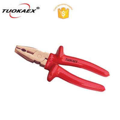 China Non Sparking Insulated Tools Non Sparking Insulated Tools Dipped Lineman Pliers With All Sizes for sale