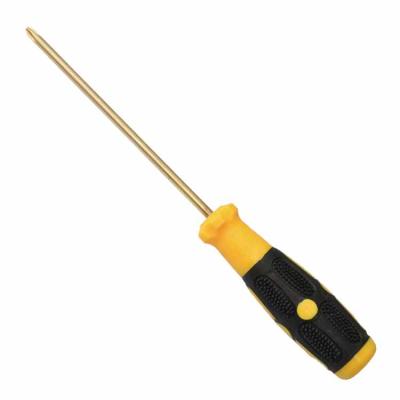 China Oil& non sparking gas safety hand tools brass screwdriver for petrochemical industry for sale