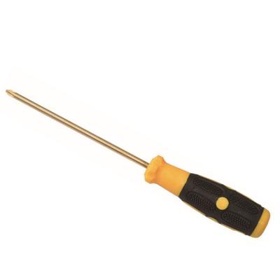 China Hot Sale China Manufacturer OEM Factory AL-CU Non Sparking Non Magnetic Beryllium Copper Slotted Screwdriver for sale