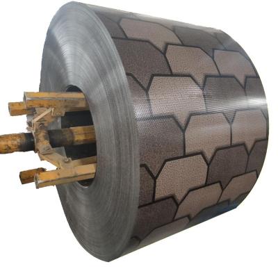 China Corrugated roof /Electrical fixture 0.15*1200mm woodeen pattern AZ60 ppgl galvalume aluzinc steel coil sheet for sale