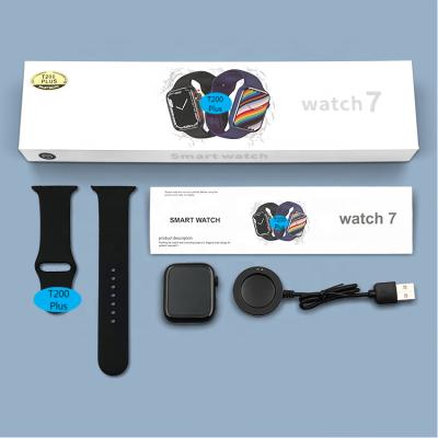 China 3G T200 Plus Pro Series Oxygen Fitness Tracker Smartwatch Serie 7 Men Smart Watch T200 Series 7 Smartwatch 7 Plus for sale