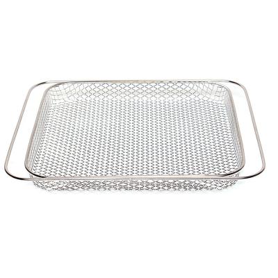 China Factory Safe 304 Stainless Steel Basket Wire Mesh Mold Basket Rack Durable Durable For Oven for sale