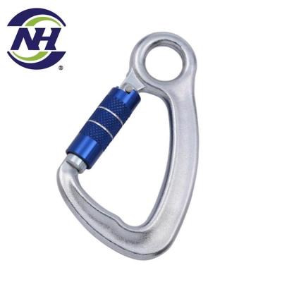 China Mountaineering Carabiner Mining Steel Loops Lift Hook for sale