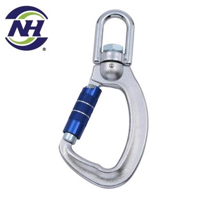 China Heavy Industry Mountaineering Carabiner Steel Loops Lift Hook for sale