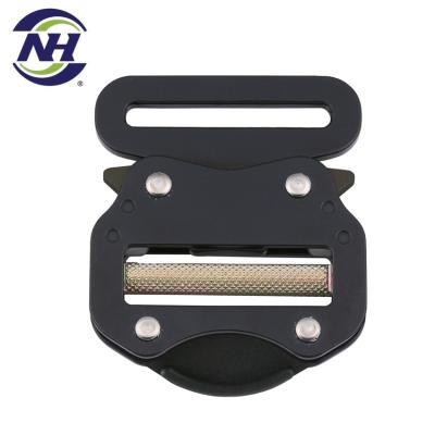 China Metal Cam Metal Harness Safety Ladder Lock Adjustable Strap Side Release Slide Ratchet Belt Buckle for sale