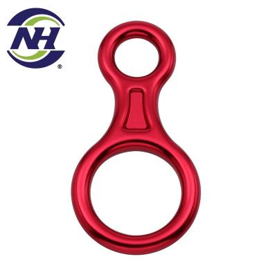 China Aluminum Alloy Figure 8 Climbing Rope Rappelling Descending for sale