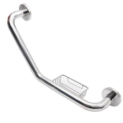 China Supports up to 500 lbs Customizes 135 Grab Bar For Tubs And Shower Grab Rail Handicap Rail Bathroom Grab Bar With Towel Bathroom Handrail for sale