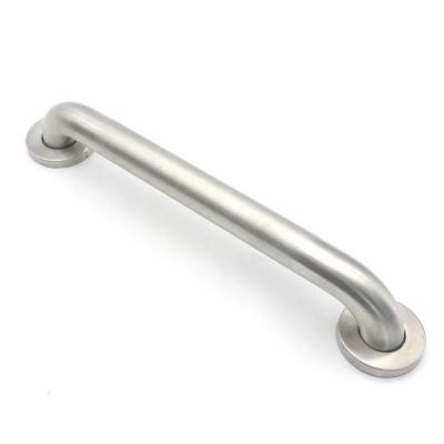 China Restraints up to 500 lbs Factory OEM Shower Satin Grab Bar Brushed Stainless Steel Bathroom Grab Bar Shower Balance Bar Safety Handrail Support nickel for sale