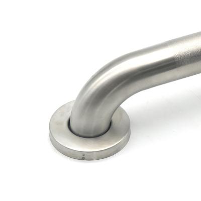 China Supports up to 500 lbs OEM Shower Grab Bar Straight Satin Brushed Nickel Stainless Steel Bathroom Grab Bar Shower Balance Bar Safety Handrail Support for sale