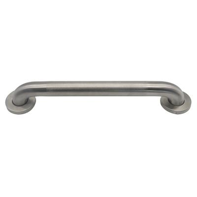 China Supports up to 500 lbs OEM 450mm Shower Bar Satin Grab Brushed Nickel Stainless Steel Bathroom Grab Bar Shower Balance Bar Safety Handrail Support for sale