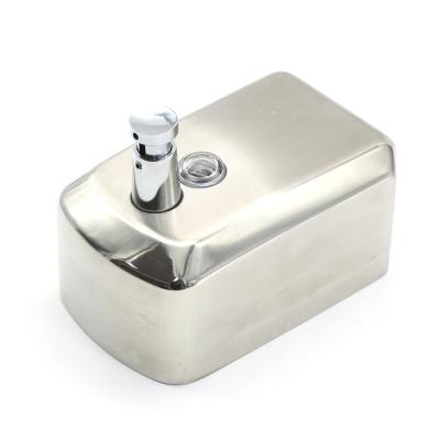 China Wholesale Soap Dispenser Bathroom Stainless Steel Foam Soap Dispenser Easy Press Stainless Steel Hand Soap Dispenser for sale