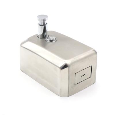 China Hot Sale Commercial Soap Dispenser Foam Stainless Steel Soap Dispenser 1200ml Stainless Steel Pump Soap Dispenser Manual Soap Dispenser for sale