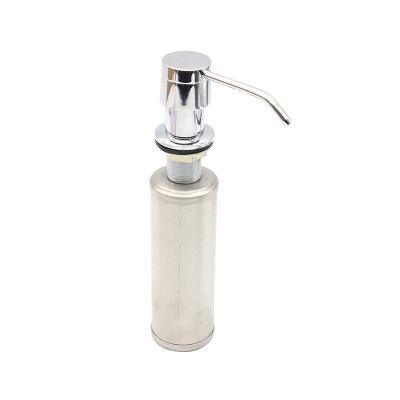 China Wholesale Foam Soap Dispenser Stainless Steel Kitchen Sink Soap Dispenser 250ml Sink Liquid Soap Dispenser for sale