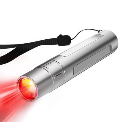 China Handheld Wrinkle Remover Supersred Red and IR Therapy Torch Light 630nm 660nm 850nm Wand Red Light Therapy Torch for sale