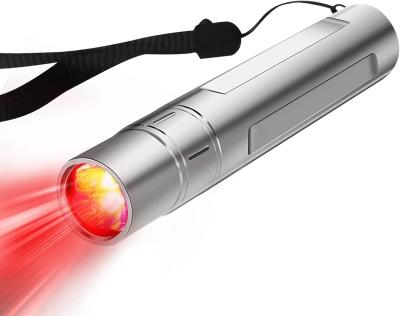 China Dye removal supersred infrared light pain relief therapy torch portable handheld red led light therapy device for face joint knee for sale