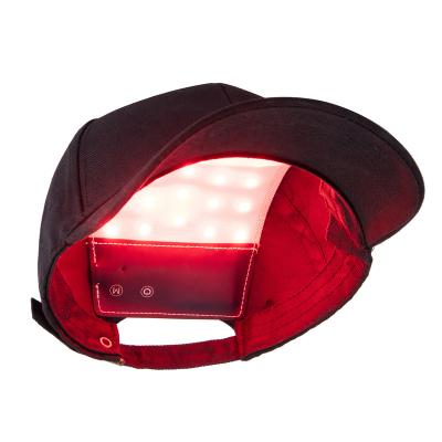 China Dye Removal Supersred Hair Growth Cap Wireless Light Portable Light Blue Therapy 450nm 660nm Red Light Therapy Cap for sale