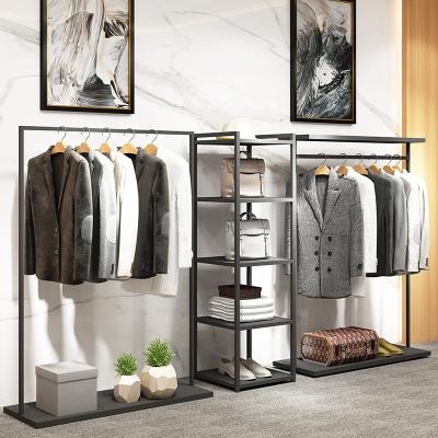 China For Shop Boutique Clothing Store Furniture Display Wholesale Clothing Display Racks for sale