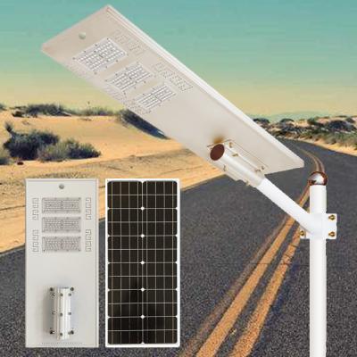 China ROAD Parking Area 50W 8m LED Lighting Integrated All-in-one Solar Street Light for sale