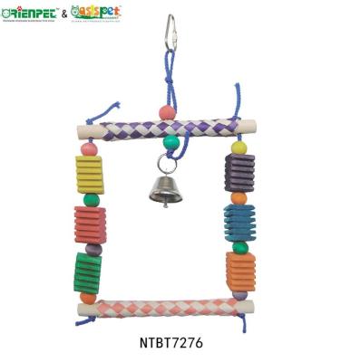 China ORIENPET and OASISPET Viable Wooden Pet Bird Toy Parrot Toy NTBT7276 Bird Products for sale