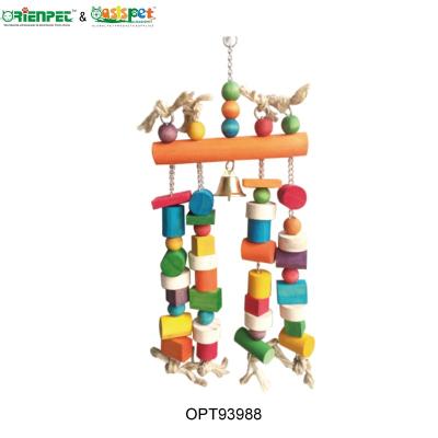 China ORIENPET and OASISPET Sustainable Bird Wooden Toy OPT93988 Pet Products for sale