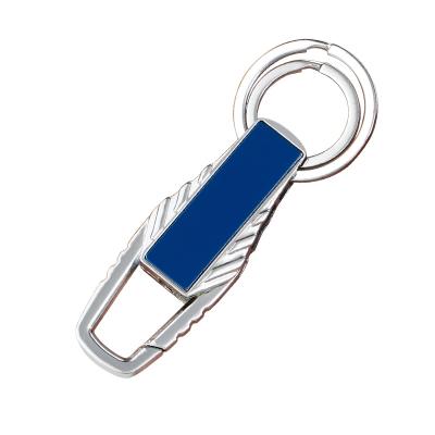 China Custom Key Ring Logo Mens Keyrings Ak-09-Z Wholesale Cheap Luxury Mute Key Chain Metal Key Rings Price for sale