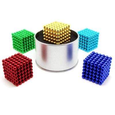 China Hot Sale 216 Pcs Industrial Bucky Ball Strong Neodymium Magnets Ball 5mm Neodymium Magnets Balls for sale