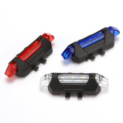 China Hot OT5 High Visibility USB Rechargeable Bike Light USB Rechargeable Led Multi Use Bike Front Lamp Tail Rear Bicycle Light for sale