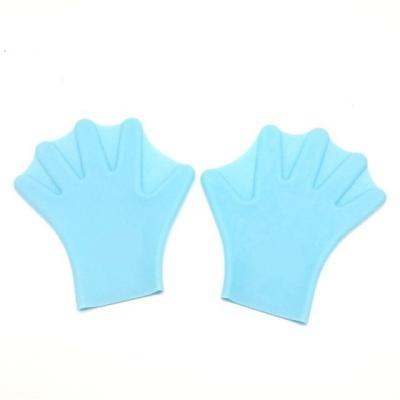 China Party Factory Custom Logo Reusable Swimming Gloves Silicone Finger Diving Webbed Gloves for sale