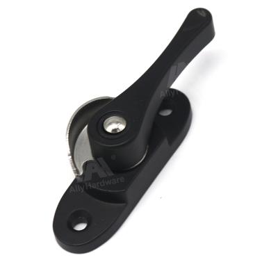 China Modern High Quality Security Black Aluminum Window Sliding Half Moon Crescent Lock for sale