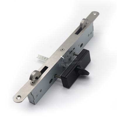 China Modern Lock Body And Aluminum Alloy Single Side Handle Set For Sliding Door for sale