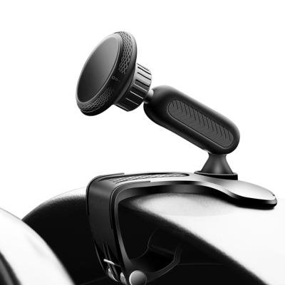 China 2021 Hot Selling Universal Magnetic Clip Dashboard Mobile Phone Holder Magnet Car Mount Adjustable for sale