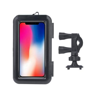 China Adjustable Universal Bike Bicycle Motorcycle Waterproof Handphone Mobile Phone Cell Phone Holder Mount for sale