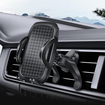 China Ultra Stable Adjustable Phone Holder For Car Smartphone Handphone Mobile Phone Car Air Vent Mount Handsfree Holder for sale