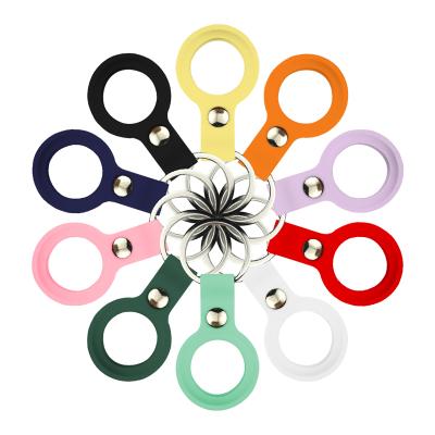 China Shockproof Lightweight Shockproof Silicone Case Cover Device Keychains For Airtags for sale