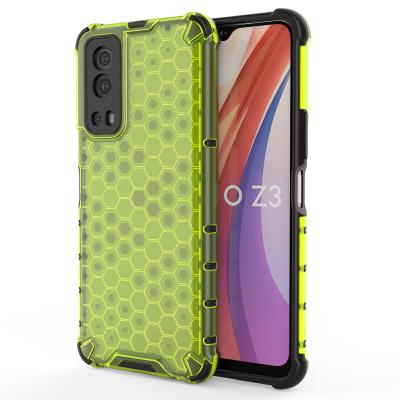 China Heavy Duty Anti-drop Honeycomb Protective Case For VIVO IQOO Z3 Armor Shockproof Hybrid Cover Case for sale