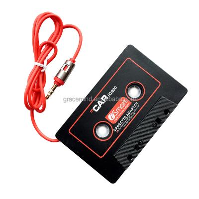 China 3.5mm Universal Cable Tape Audio Adapter For Car Cassette Recorder Adapter For Car In Aux Adapter. 3.5mm Jack Aux Cord Car Audio Tape Cassette Stereo For Iphone Mp3 CD Or Smartphone for sale