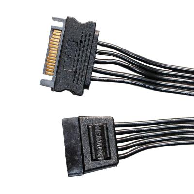 China COMPUTER Security Certification 3.0 electrical wire harness extension sata power cable with 1007-18awg tinned copper wire reliabi) for sale