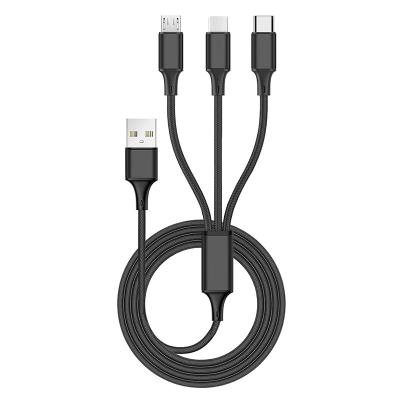 China High Quality Wholesale Custom Cheap Usb Fast Charging Megnetic 3 Speed ​​Data Fast Charging 3 In 1 Cable For Phones for sale