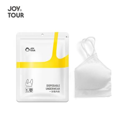 China Disposable JOYTOUR High Quality New Women'S Bra Disposable Spa Underwear Non-Woven shoulder strap  Bra for sale