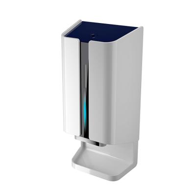 China Foam Soap Dispenser Airport Use Floor Stand Sensor Soap Dispenser White Color Induction Automatic Soap Dispenser for sale