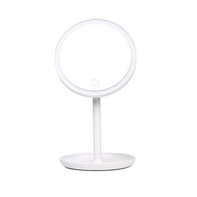 China White color lighted wholesale cosmetic mirrors 460g foldable led mirror makeup for sale for sale